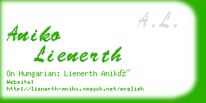 aniko lienerth business card